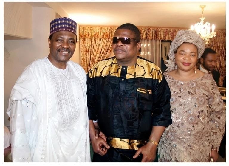 General Yakubu Gowon with Stanley Egwuatu NwaUbani and Stella Ubani in Vienna