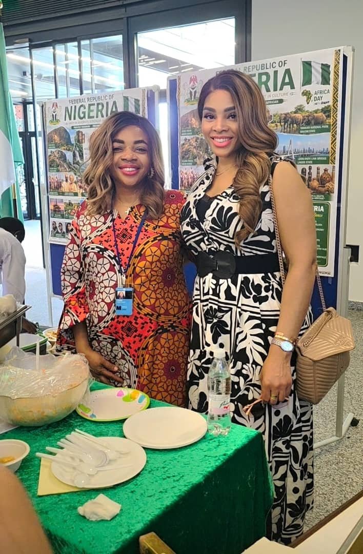 Stella with their daughter Nnenna